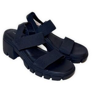 Madden Girl Harly Lug Sole Heeled Sandals